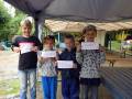 25. Juli: Fotoreporter Tom, Sandro, Mika und Justin