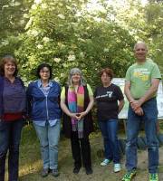 8. Juni: Besuch vom Jugendamt. Monika Schlegel (links) und Wolfgang Schulz (rechts).